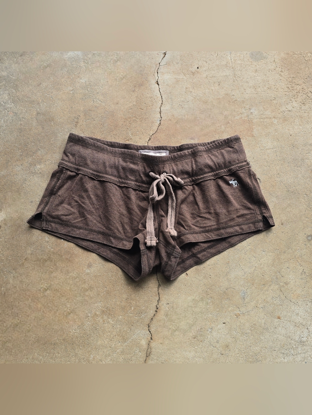 Vintage Y2K Abercrombie & Fitch Mini Shorts Women’s Brown Preppy Small